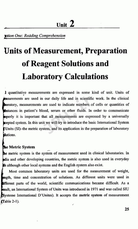 انگلیسی برای دانشجویان رشته علوم آزمایشگاهی English for the Students of Laboratory Technology