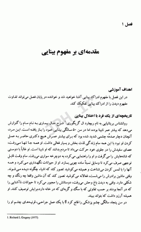 بینایی احساس و ادراک