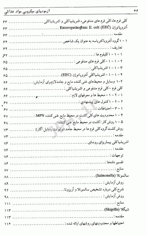 آزمون‌های میکروبی مواد غذایی