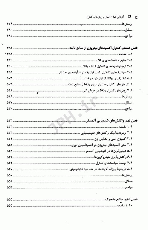 آلودگی هوا اصول و روش‌های کنترل