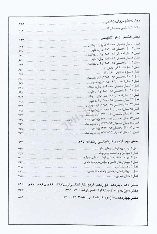 بانک سوالات کارشناسی ارشد و استخدامی درسنامه جامع مامایی دکتر زیبا تقی‌زاده