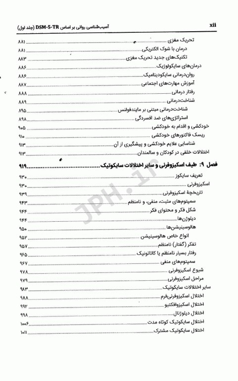 آسیب‌شناسی روانی بر اساس DSM-5-TR جلد اول دکتر گنجی