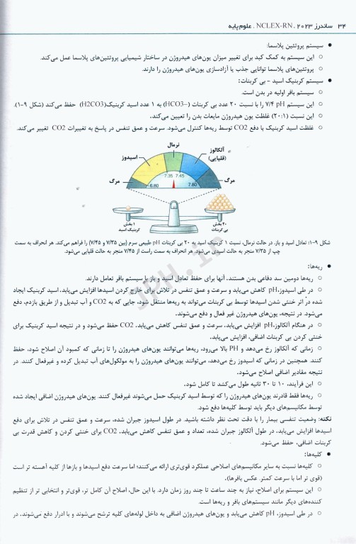 مرور جامع دروس پرستاری برای آزمون NCLEX-RN ساندرز 2023 جلداول علوم پایه