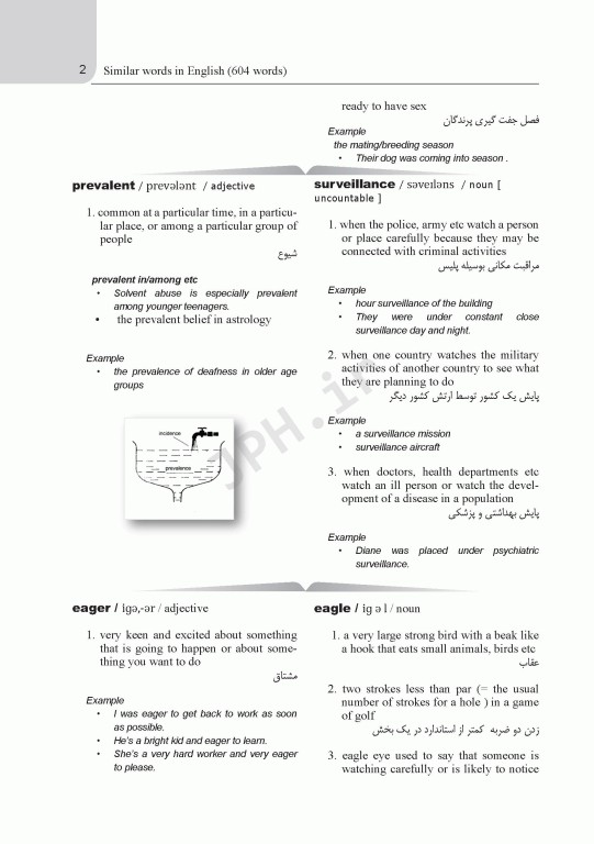 604 لغات مشابه در انگلیسی Similar Words in English