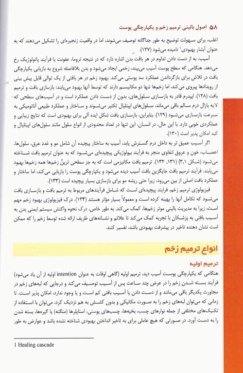 اصول بالینی ترمیم زخم و یکپارچگی پوست