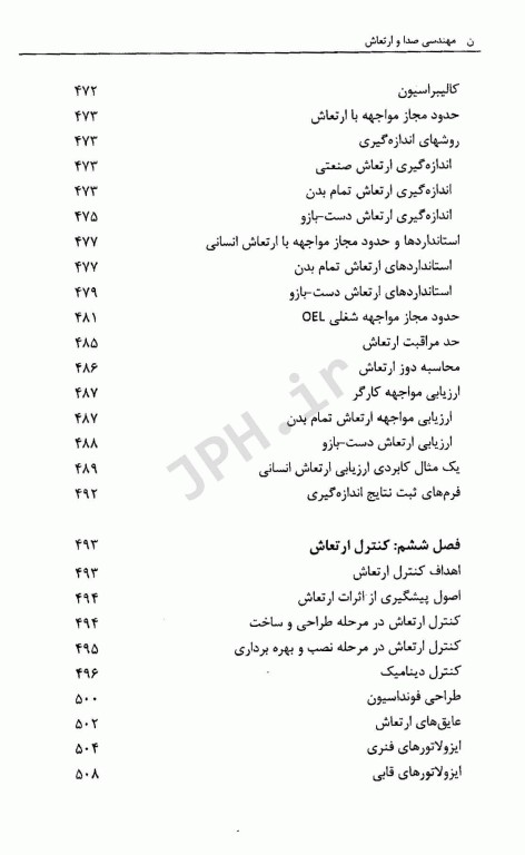 مهندسی صدا و ارتعاش در صنعت و محیط زیست
