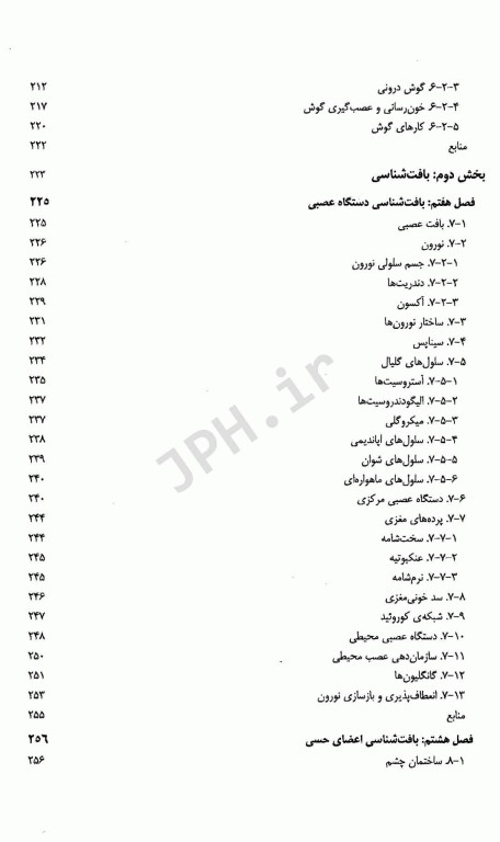 دستگاه عصبی و اعضای حسی: آناتومی، بافت‌شناسی و جنین‌شناسی برای دانشجویان رشته‌ی دندان‌پزشکی