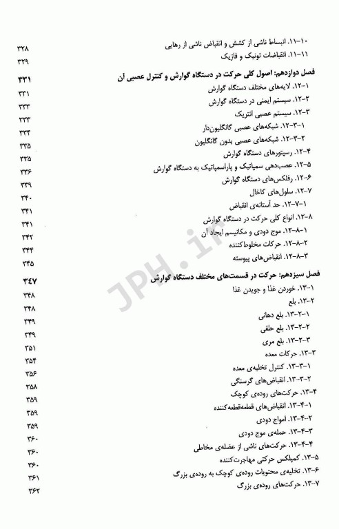 دستگاه گوارش: آناتومی، بافت شناسی، جنین شناسی و فیزیولوژی