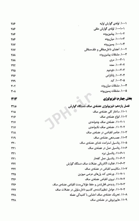 دستگاه گوارش: آناتومی، بافت شناسی، جنین شناسی و فیزیولوژی