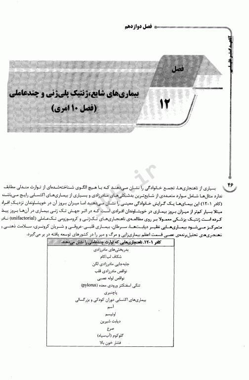 درسنامه 2جلدی AGK ژنتیک انسانی