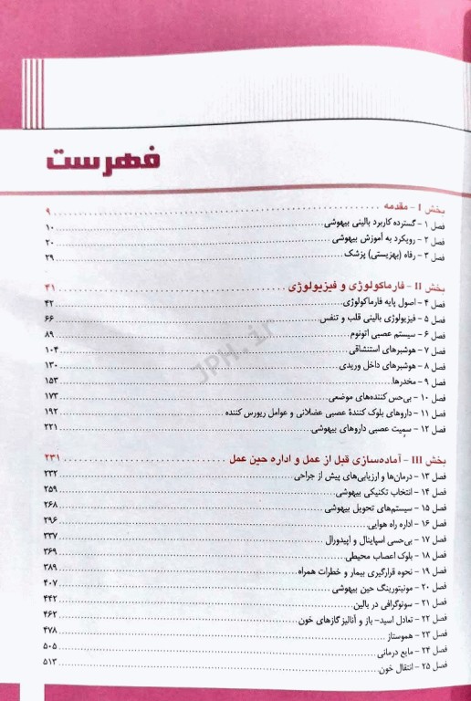 اصول بیهوشی میلر 2023 اندیشه رفیع