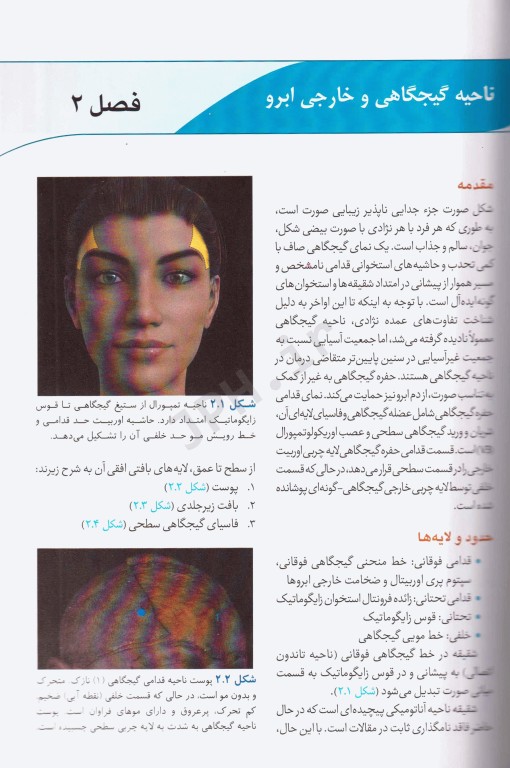 ضروریات آناتومی در تزریق‌های زیبایی صورت 2020 ترجمه دکتر داوود رمزی
