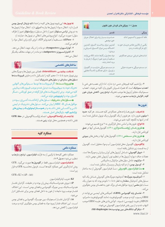 گایدلاین Guideline کلیه آب و الکترولیت تالیف دکتر کامران احمدی