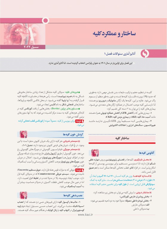 گایدلاین Guideline کلیه آب و الکترولیت تالیف دکتر کامران احمدی