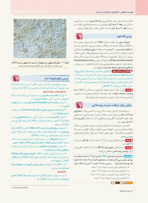 گایدلاین Guideline کلیه آب و الکترولیت تالیف دکتر کامران احمدی