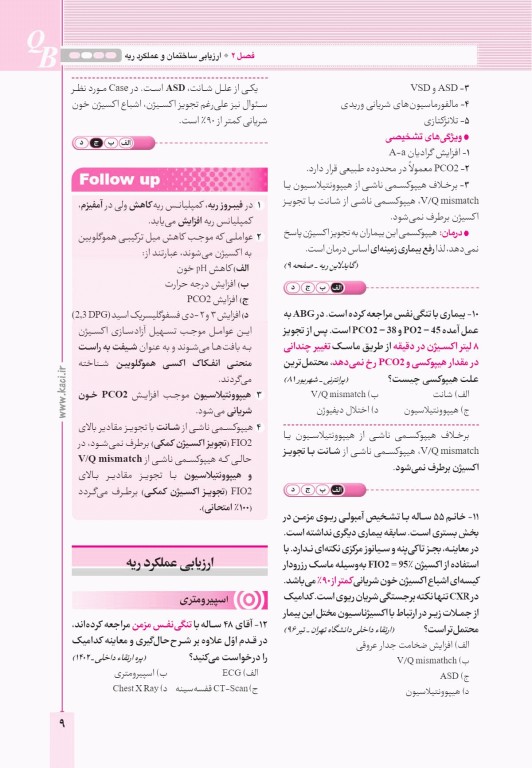 آزمون‌های تمرینی QB کلیه آب و الکترولیت تالیف دکتر کامران احمدی