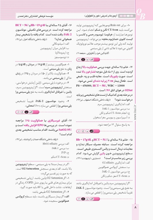 آزمون‌های تمرینی QB روانپزشکی تالیف دکتر کامران احمدی