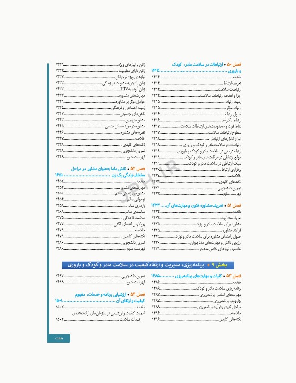 سلامت خانواده 4 با تاکید بر سلامت مادر، کودک و باروری
