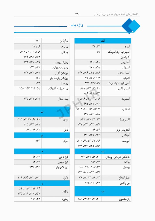 داﻧﺴﺘﻨﯽﻫﺎی ﮐﻤﮏ ﺟﺮاح در ﺟﺮاﺣﯽﻫﺎی ﻣﻐﺰ