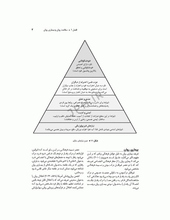 اصول روان‌پرستاری و بهداشت روان تاونسند 2023