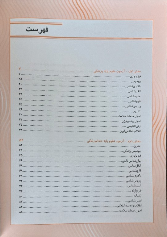 KEY BOOK بانک جامع سوالات علوم پایه پزشکی و دندانپزشکی اسفند 1400
