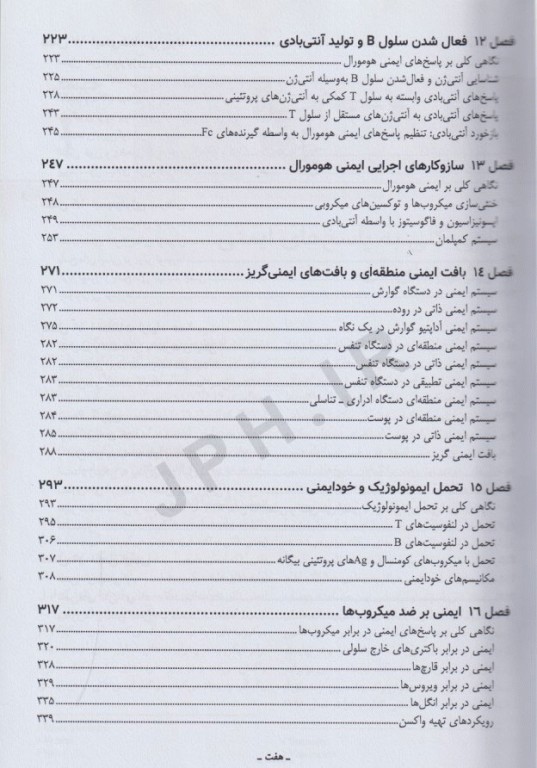 خلاصه ایمونولوژی سلولی و مولکولی ابوالعباس 2022 دکتر مهری غفوریان