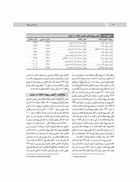 پرستاری پیوند ویراست دوم