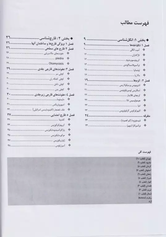 گنجینه سوالات پروگنوز علوم‌پایه دندان‌پزشکی انگل و قارچ‌شناسی 1403