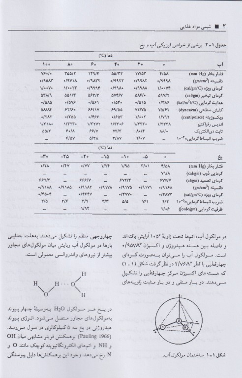 مبانی شیمی مواد غذایی