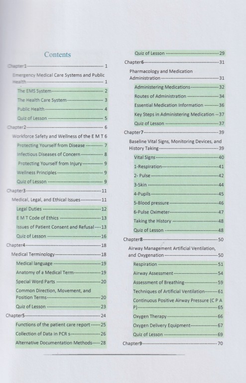 زبان تخصصی برای دانشجویان فوریت‌های پزشکی