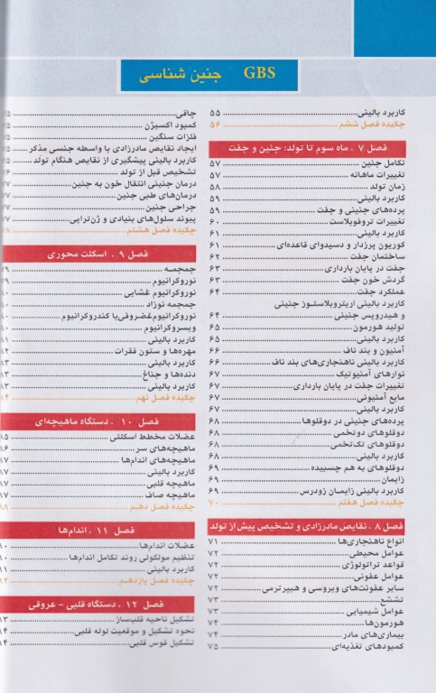 خلاصه GBS جنین‌شناسی پزشکی لانگمن 2024 چاپ رنگی