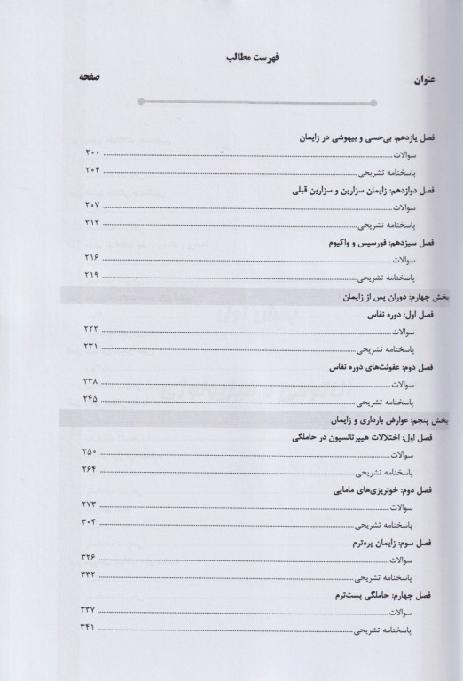 بانک سوالات AGK بارداری و زایمان بهمراه پاسخنامه تشریحی