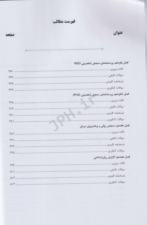 آزمون‌های روانی و مصاحبه روانپزشکی AGK