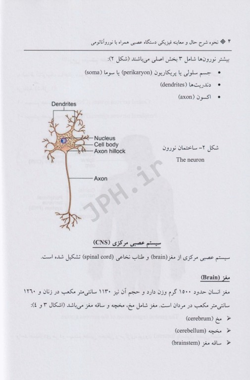 نحوه شرح حال و معاینه فیزیکی دستگاه عصبی همراه با نوروآناتومی