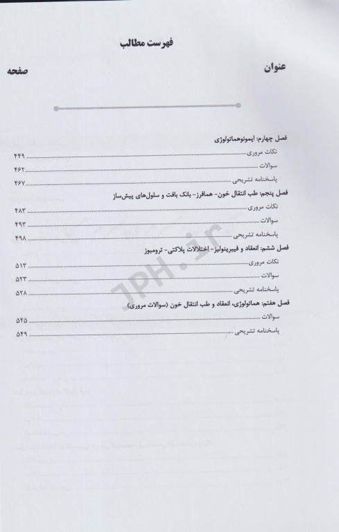 بانک سوالات AGK دوره تکمیلی تخصصی فلوشیپ علوم آزمایشگاهی