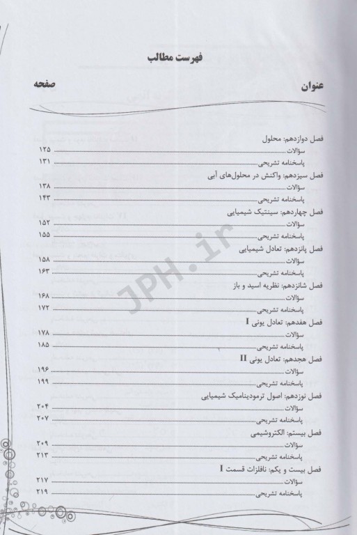 بانک سوالات IQB شیمی عمومی، برگرفته از کتاب چارلز مورتیمر