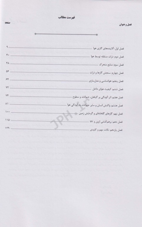 درسنامه AGK آلودگی هوا و کنترل آن