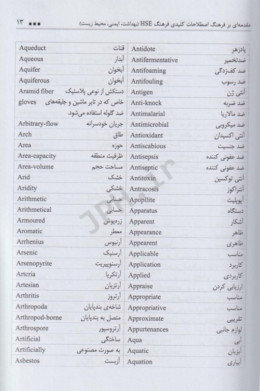مقدمه‌ای بر فرهنگ اصطلاحات کلیدی HSE (بهداشت، ایمنی، محیط زیست)
