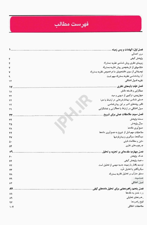 اصول تحقیق کیفی شیوه‌ها و رویه‌های توسعه گراندد تئوری