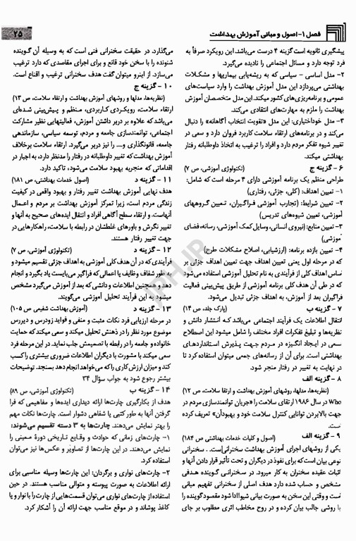 key book بانک جامع سوالات بهداشت عمومی با تشریح و ارزیابی