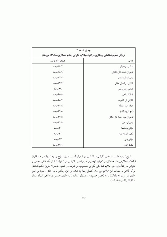 درمان نگرانی هفت گام برای غلبه بر نگرانی