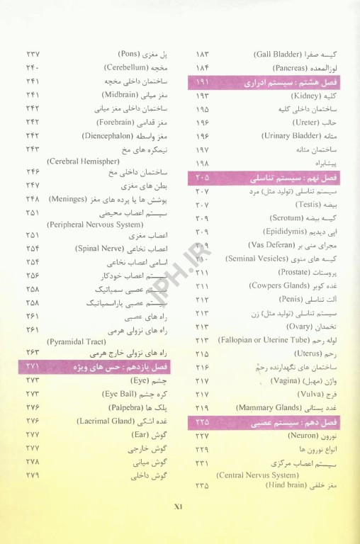 آناتومی عمومی والیانی