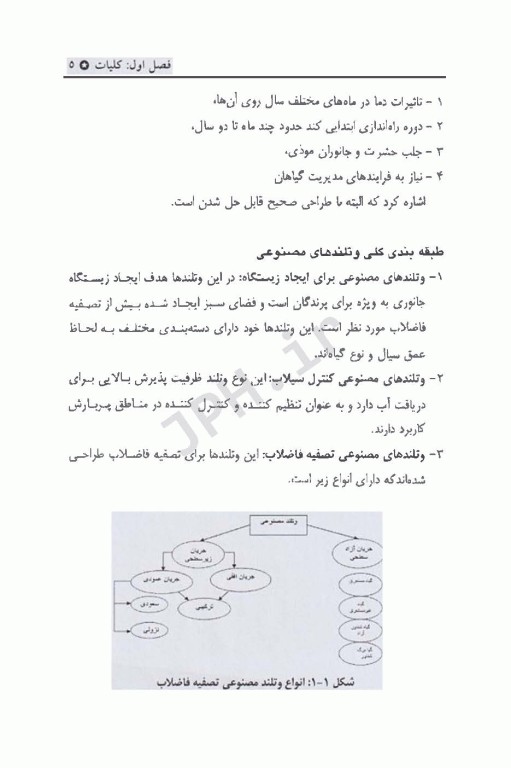 تصفیه فاضلاب در وتلندهای مصنوعی