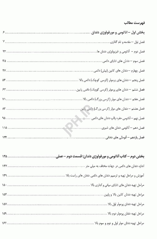 آناتومی و مورفولوژی دندان تئوری و عملی