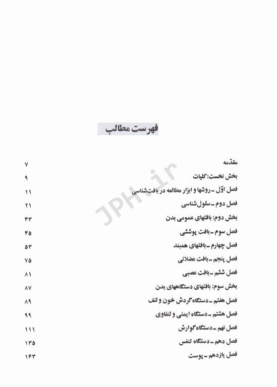 بافت‌شناسی انسانی