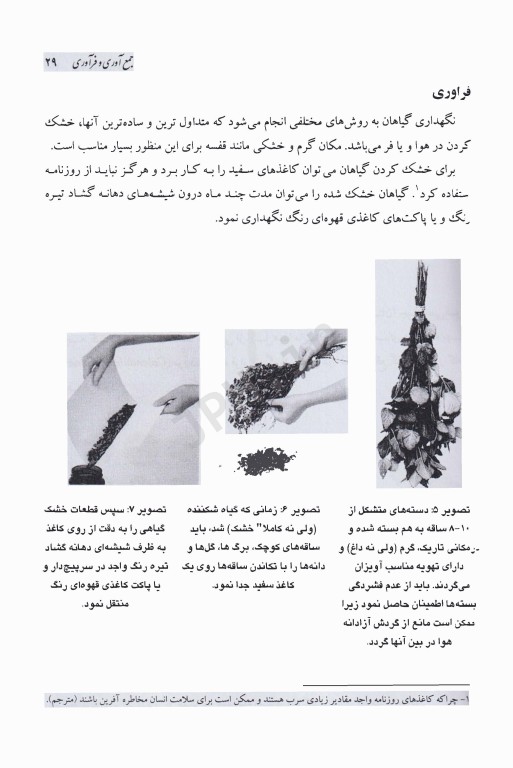 روش‌های تهیه موارد مصرف و نحوه کاربرد داروهای گیاهی