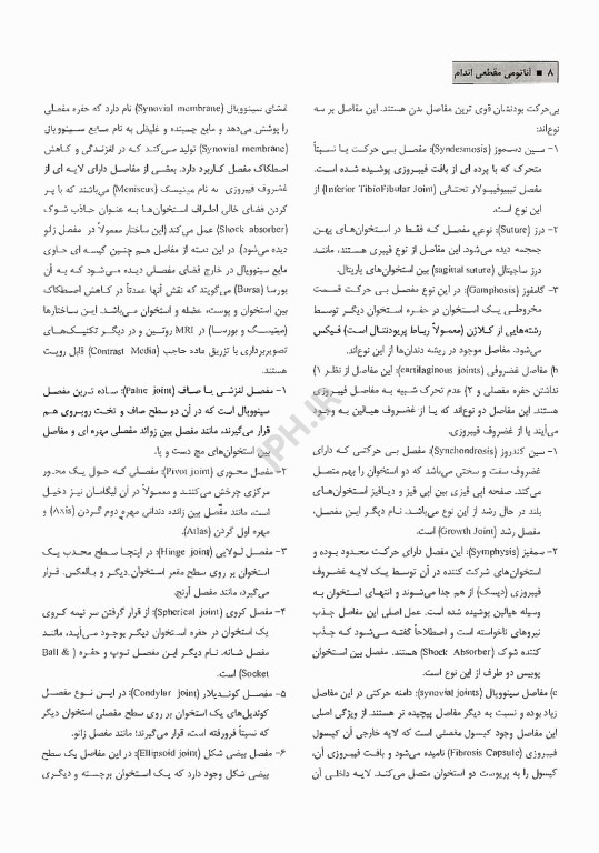 آناتومی مقطعی اندام برای دانشجویان و پزشکان علوم رادیولوژی و رادیوتراپی