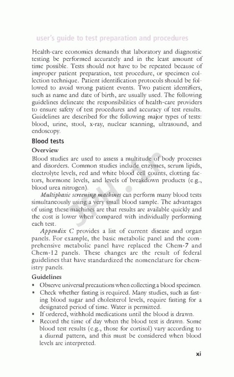 DIAGNOSTIC & LABORATORI TEST REFERENCE | مرجع کامل تست‌های تشخیصی و آزمایشگاهی پاگانا 2021