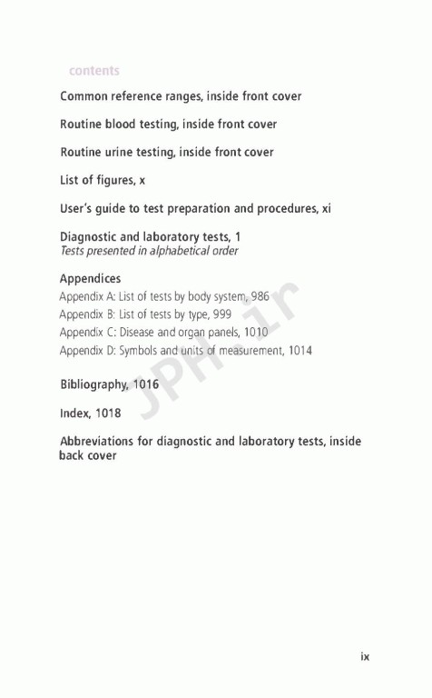 DIAGNOSTIC & LABORATORI TEST REFERENCE | مرجع کامل تست‌های تشخیصی و آزمایشگاهی پاگانا 2021