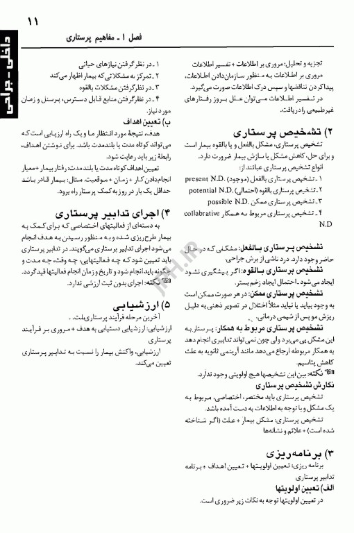 درسنامه جامع پرستاری خلاصه دروس دکتر اسدی نوقابی